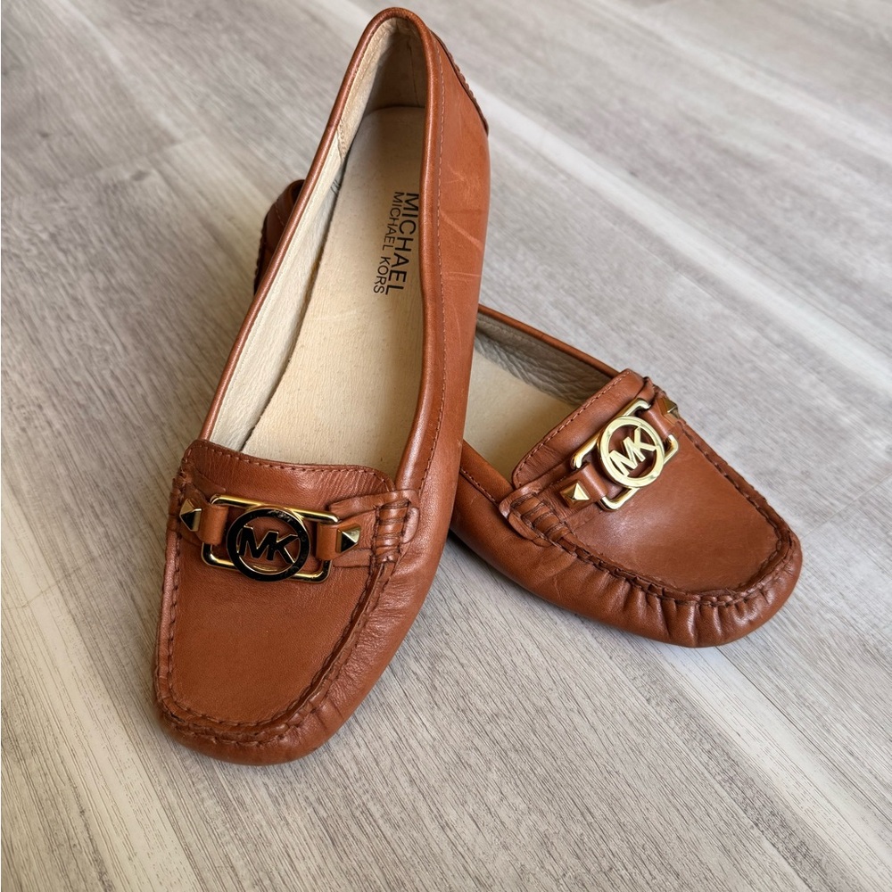 Michael Kors Women's Brown Penny Loafers